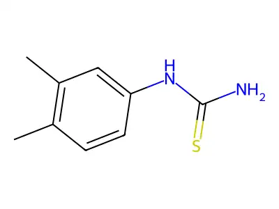 (3,4-Dimethylphenyl)thiourea structure