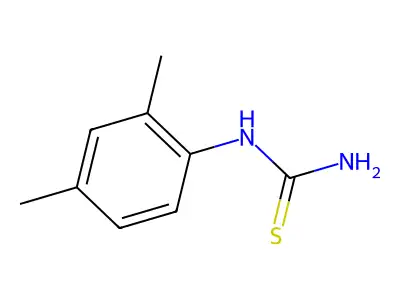 (2,4-Dimethylphenyl)thiourea structure