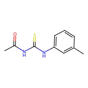 3-Acetyl-1-(3-methylphenyl)thiourea structure