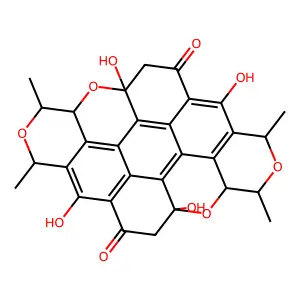 Xanthoaphin structure