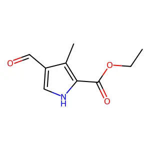 ethyl 4-formyl-3-methyl-1H-pyrrole-2-carboxylate structure