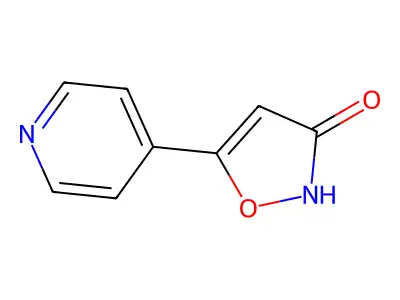 5-(Pyridin-4-yl)isoxazol-3-ol structure