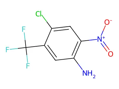 4-Chloro-2-nitro-5-(trifluoromethyl)aniline structure