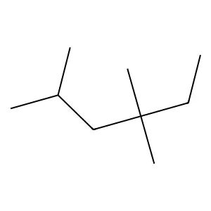 2,4,4-Trimethylhexane structure