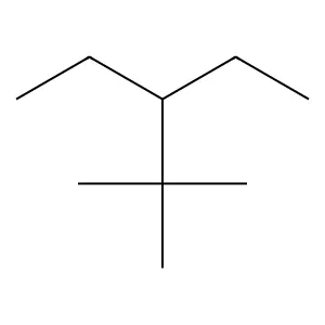 3-Ethyl-2,2-dimethylpentane structure