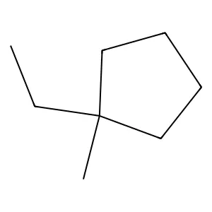1-Ethyl-1-methylcyclopentane structure