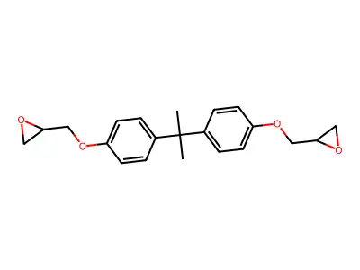 双酚A二缩甘油醚 structure