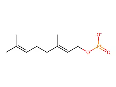 香叶基磷酸酯 structure