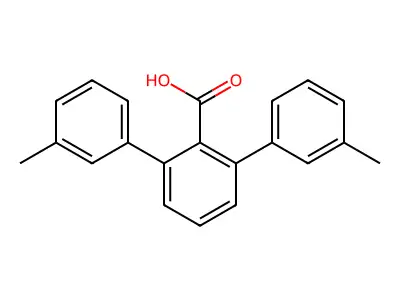 2,6-bis(3-methylphenyl)benzoic Acid structure