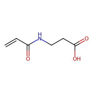 N-acryloyl-beta-alanine structure