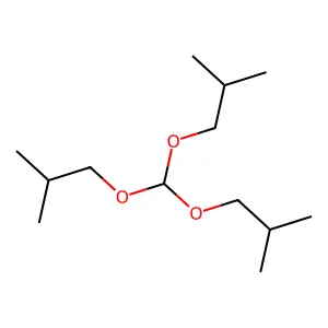 Propane, 1,1',1''-[methylidynetris(oxy)]tris[2-methyl- structure