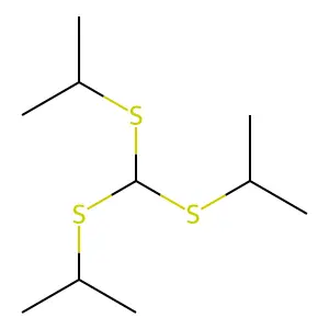 Orthoformic acid, trithio-, triisopropyl ester structure