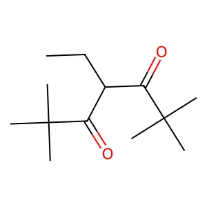 4-Ethyl-2,2,6,6-tetramethylheptane-3,5-dione structure