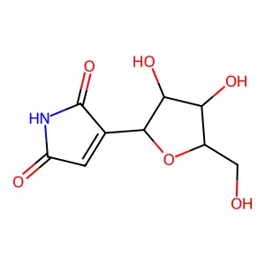 3-beta-D-Ribofuranosyl-1H-pyrrole-2,5-dione structure