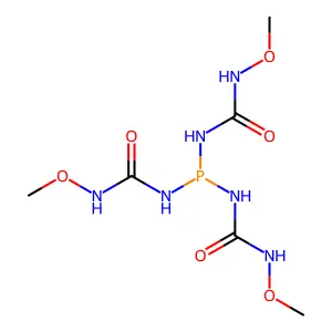 Urea, 1,1',1''-phosphinidynetris(3-methoxy- structure