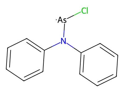 Arsonamidous chloride, N,N-diphenyl- structure