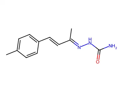 [4-(4-Methylphenyl)but-3-en-2-ylideneamino]urea structure