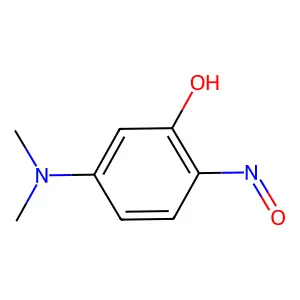 5-二甲氨基-2-亚硝基苯酚 structure