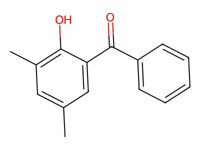 2-Benzoyl-4,6-dimethylphenol structure