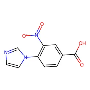 4-(1H-Imidazol-1-YL)-3-nitrobenzoic acid structure