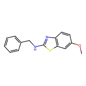 N-benzyl-6-methoxy-1,3-benzothiazol-2-amine structure