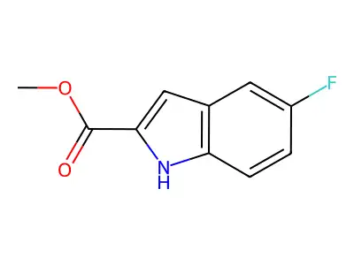 methyl 5-fluoro-1H-indole-2-carboxylate structure