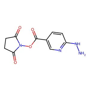 (2,5-Dioxopyrrolidin-1-yl) 6-hydrazinylpyridine-3-carboxylate structure