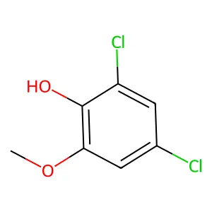 2,4-Dichloro-6-methoxyphenol structure