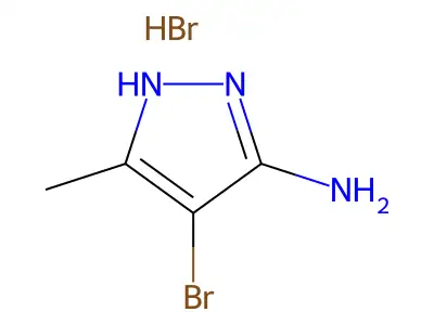 3-Amino-4-bromo-5-methylpyrazole structure
