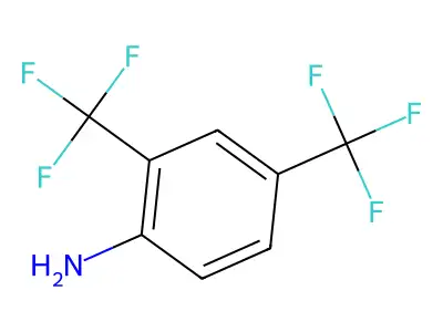2,4-Bis(trifluoromethyl)aniline structure