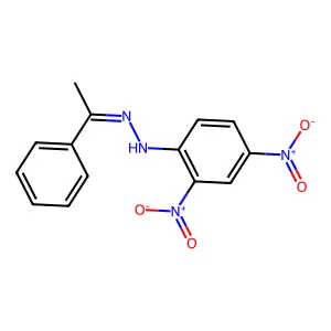 1-Phenylethanone 2-(2,4-dinitrophenyl)hydrazone structure