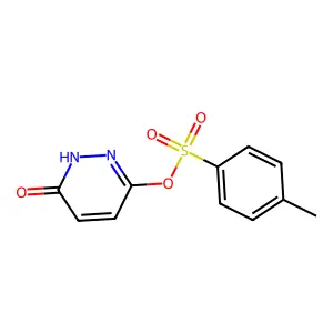 6-Hydroxypyridazin-3-yl 4-methylbenzenesulfonate structure