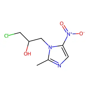 奥硝唑 structure