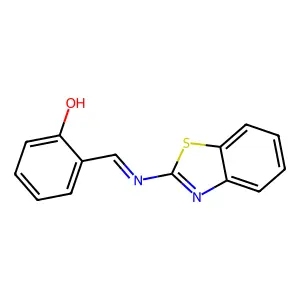2-(1,3-Benzothiazol-2-yliminomethyl)phenol structure
