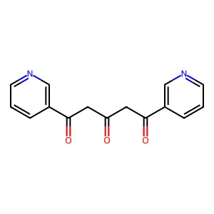 1,5-Di(pyridin-3-yl)pentane-1,3,5-trione structure