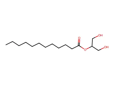 2-月桂酸甘油酯 structure