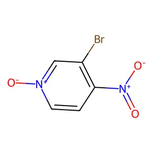 3-Bromo-4-nitropyridine N-oxide structure