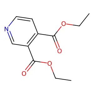 Diethyl 3,4-pyridinedicarboxylate structure