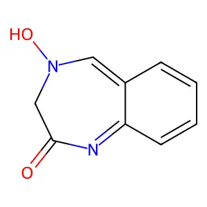 4-hydroxy-3H-1,4-benzodiazepin-2-one structure