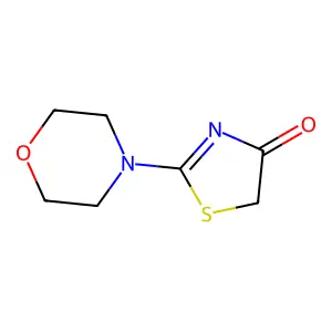 2-(Morpholin-4-yl)-1,3-thiazol-4(5H)-one structure