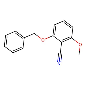 2-(苄氧基)-6-甲氧基苯甲腈 structure