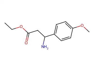 Ethyl 3-amino-3-(4-methoxyphenyl)propanoate structure