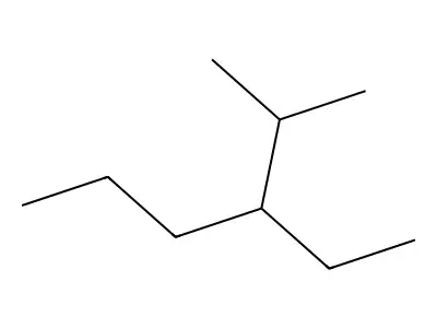 3-乙基-2-甲基己烷 structure
