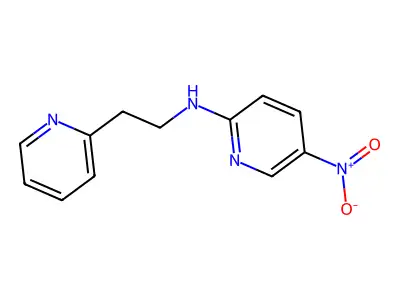 5-nitro-N-(2-pyridin-2-ylethyl)pyridin-2-amine structure