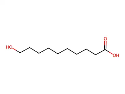 10-羟基癸酸 structure