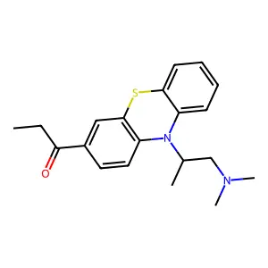 1-[10-[2-(Dimethylamino)-1-methylethyl]phenothiazin-3-yl]-1-propanone structure