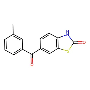 2(3H)-Benzothiazolone, 6-(3-methylbenzoyl)- structure