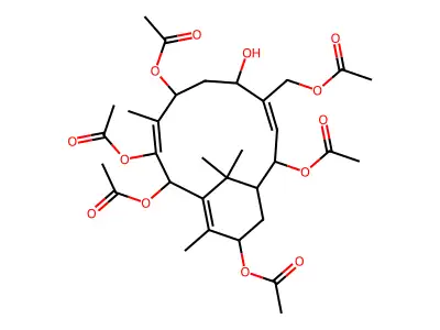 Taxachitriene A structure