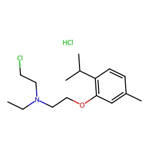 C16H26ClNO.ClH structure