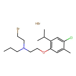 C17H27BrClNO.BrH structure